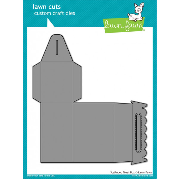 Lawn Fawn - Scalloped Treat Box - Cuts